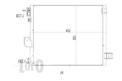 KONDENSATORIUS KONDICIONAVIMO HYUNDAI DEPO 