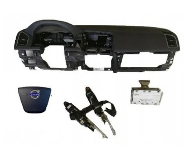 Volvo xc60 приборная панель подушки безопасности ремни комплект фото №1