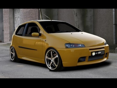 Fiat punto ii бампер передний dj-tuning фото №1