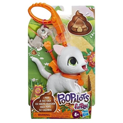 Hasbro Fur Real Poopalots Kotek na smyczy E8952