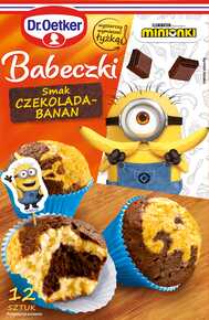 DR.OETKER BABECZKI MINIONKI CZEKOLADA-BANAN 307 g