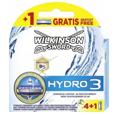 WILKINSON HYDRO 3 NOŻYKI OSTRZA WKŁADY 5szt