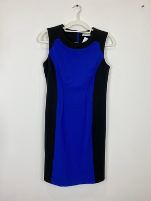 Czarno-Granatowa sukienka Calvin Klein S/36