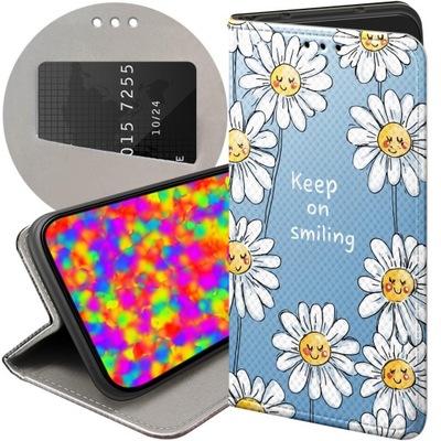 ETUI Z KLAPKĄ DO HUAWEI P30 LITE WZORY CYTATY MOTYWATORY MYŚLI HASŁA CASE