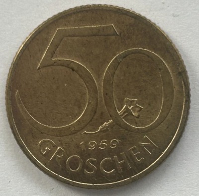 Austria 50 Groschen 1959 stan *k111