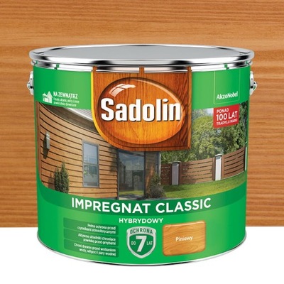 Sadolin Impregnat Classic Hybrydowy Piniowy 9L