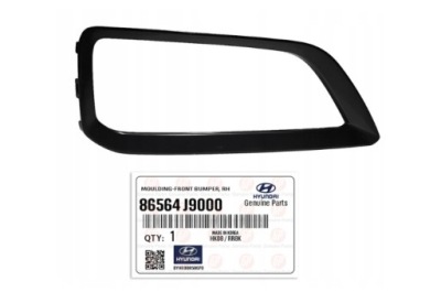 Hyundai kona 2017-2020 рамка протитуманної фари права 86564j9000 оригінал фото №1