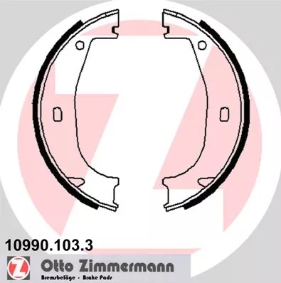 ZIMMERMANN 10990.103.3 КОМПЛЕКТ КОЛОДОК ТОРМОЗНЫХ