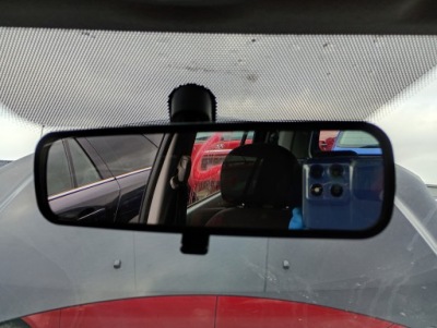 Mazda 2 ii 03-07 зеркало заднего вида внутреннее средний фото №1