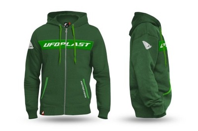 UFO BLUZA Z KAPTUREM COLOR VERDE TAMAÑO S -100% BAWELNY -KOLEKCJA 2024  