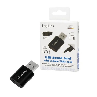 Karta dźwiękowa USB Logilink UA0299 z gniazdem TRR