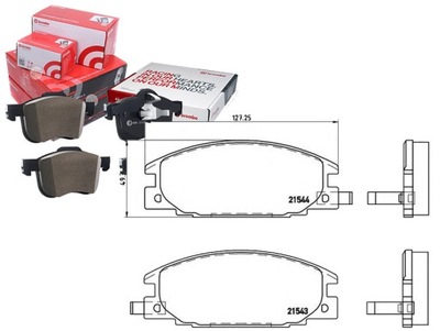 BREMBO ZAPATAS DE FRENADO OPEL FRONTERA A 91-95  