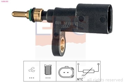 SENSOR TEMPERATURE FLUID COOLING VW GOLF 1,2TSI 05- 1-830-355  