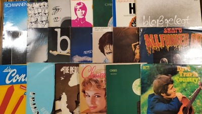 Rock, Pop, Disco- zestaw 20 LP's -- 7