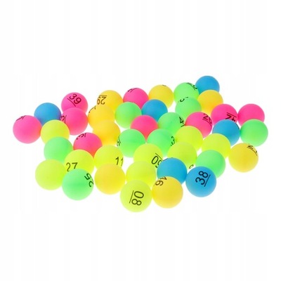 Kolorowa piłka do tenisa stołowego