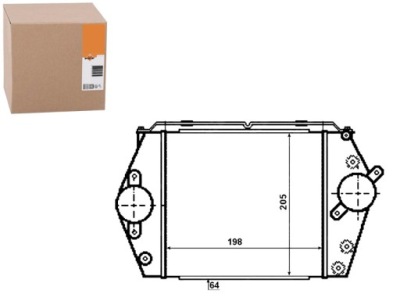 Nrf30471 интеркулер mazda 6 2,0di 02- фото №1