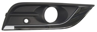 Решітка радіатора решітка w бампер renault koleos хром 17- права фото №1