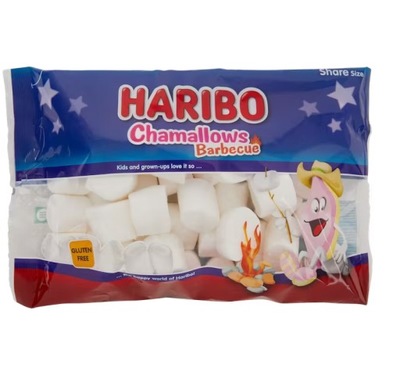 Haribo Mięciutkie Pianki Haribo Chamallows BARBECUE 300g