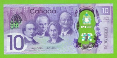 KANADA 10 DOLLARS 2017 P-112 UNC