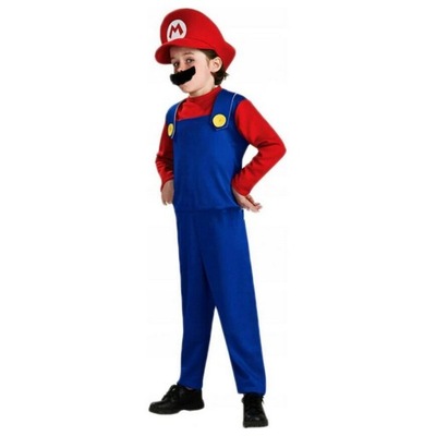 STRÓJ KOSTIUM MARIO SUPER MARIO BROS L