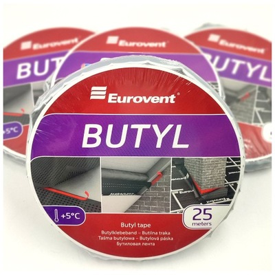 Taśma butylowa Eurovent BUTYL 15 mm x 25 m