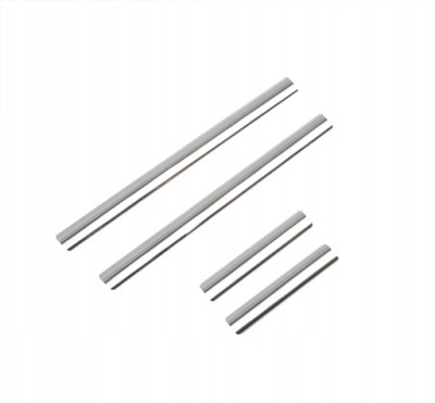 Fiat doblo ii 2015 2-tlg - накладки хром порогові na пороги декоративні фото №1