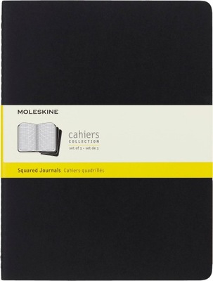 Zestaw 3 zeszytów Moleskine Cahier Journals XL