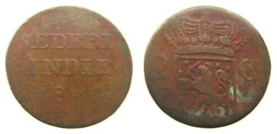 123. INDIE HOLENDERSKIE, 2 CENTY, 1834