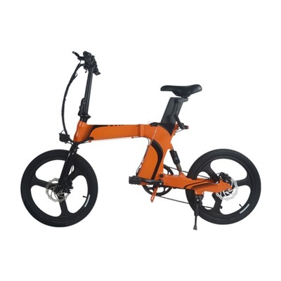 Miejski składany rower elektryczny FW-Z7 250W 8Ah 35km/h 100km Pomarańczowy