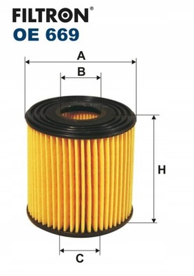 Filtron OE 669 Filtr oleju