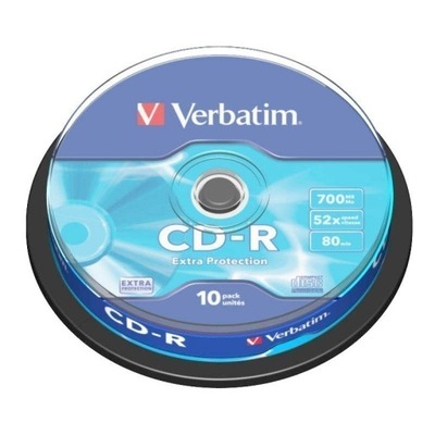 CD-R Verbatim 700MB x52 10szt CAKE