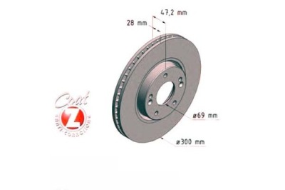Zimmermann тормозные диски тормозные 2szt hyundai sonata 05 фото №1