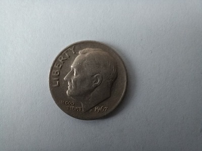 USA 10 centów 1967