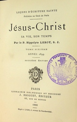 Jesus Christ sa vie son Temps 1900 r.