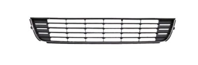 Vw caddy 10- решётка  решётка w бампер средняя фото №1