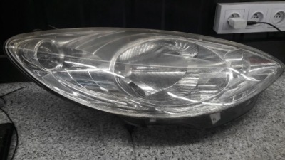 9644997180 фара правый peugeot 1007 valeo фото №1