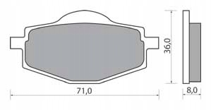 КОЛОДКИ YAMAHA DT TDR YZ 125 XT 350 600 660 TZR XC