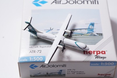 HERPA Air Dolomiti ATR 72 skala 1:500