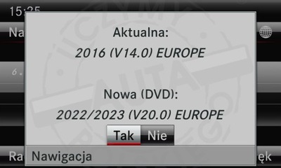 MAPA MERCEDES NTG 4.5 EUROPA V20 2022/2023 COMAND