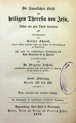 Schriften der heit Cheresia 1870 r