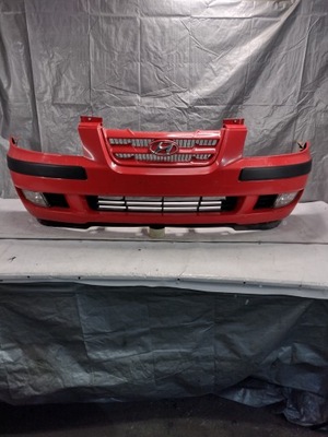 Бампер передній hyundai matrix k: cardinal red pu фото №1