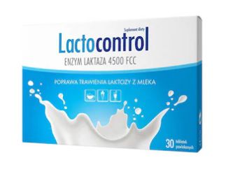 Lactocontrol - enzym laktaza 4500 FC 30 tabletek