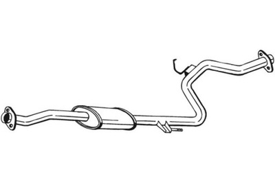 BOSAL SILENCER SYSTEM OUTLET CENTRAL MAZDA MX-3 1.6 11.93-09.98  