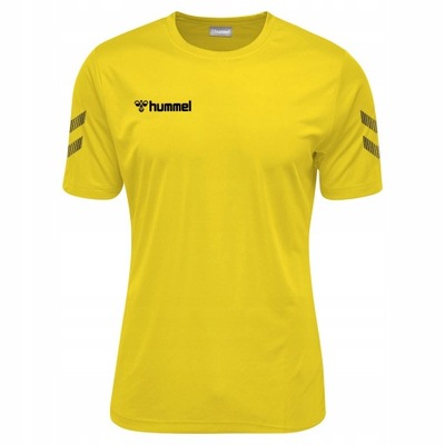 T-shirt sportowy męski HUMMEL żółty 2XL