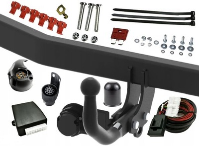 KIT BARRA DE REMOLQUE GANCHO DE REMOLQUE PARA AUDI A3 8P AÑO 2004 HATCHBACK SPORTBACK MODUL+WIAZKA  