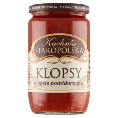 Kuchnia Staropolska Klopsy sos pomidorowy 700 g
