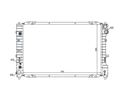 Радиатор mazda tribute 01- yf4715200 nowa фото №1
