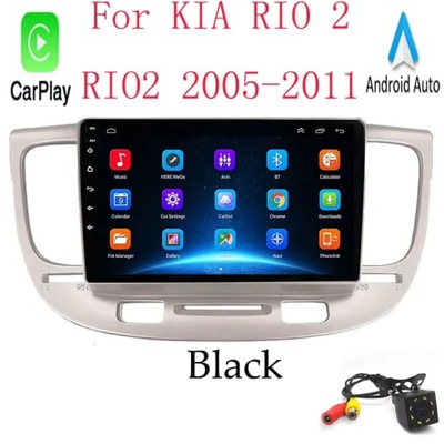 RADIO DE AUTOMÓVIL CON NAVEGACIÓN GPS PARA ANDROIDA PARA KIA RIO 2 RIO2 2005-2011 CARPLAY AUTO  