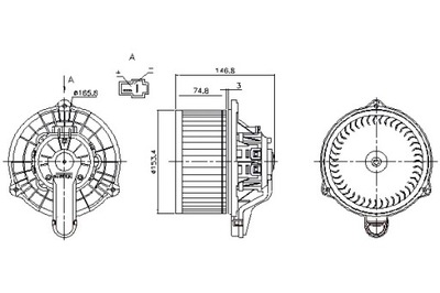 NISSENS VENTILADOR SOPLADORES HYUNDAI IX35 KIA OPTIMA SPORTAGE 3  