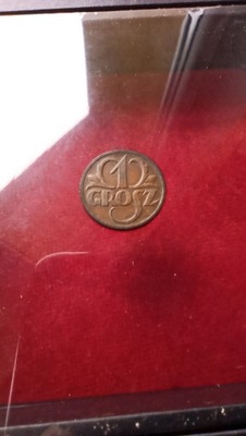 II RP, Moneta 1 grosz 1939 Piękny Stan!